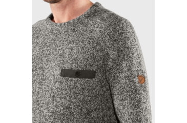 Image of Fjallraven Lada Round-neck Sweater - Mens, Grey, Extra Small, F84139-020-XS