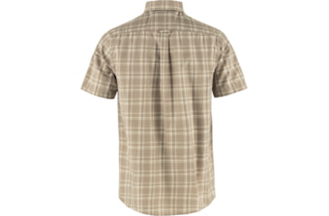 Image of Fjallraven Ovik Lite Short Sleeve Shirt - Mens, Fossil/Chalk Rose, 2XL, F87038-118-302-XXL