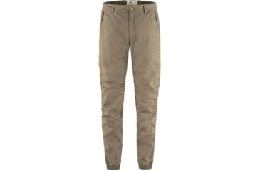 Image of Fjallraven Vardag Trousers - Mens, Suede Brown, 58/R, F86666-244-58/R