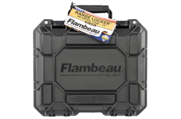 Image of Flambeau 1312SN Range Locker 13 Black Full Size Handgun Or Multiple Compact Ha