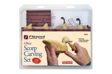 Image of Flexcut Right-Handed Four Piece Scorp Knife Set, KN150