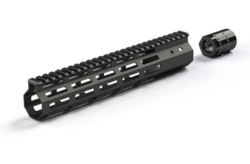 Image of FM Products Gen 2 Ultra Light Free Float AR15 M-Lok Handguard w/ Barrel Nut, Black, 10.5 in, FM-HG10.5