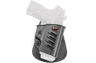 Image of Fobus Injection Molded Polymer OWB Paddle Holster, Beretta PX4 Storm, Right Hand, Black, BRS-RH