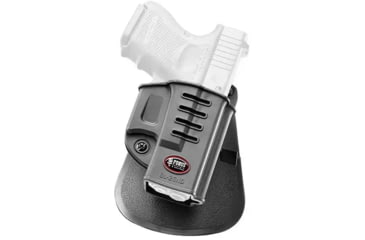 Image of Fobus Injection Molded Polymer OWB Belt Holster, Glock 26, G27, Black, GL-26NDBHND