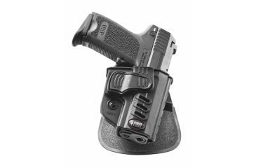 Image of Fobus H&amp;K USP Compact and Full-size 9mm/.40 CH Rapid Release System Level 2 Holster, Black, Paddle HKCH