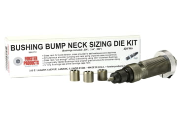 Image of Forster Bushing Bump Die Kit W/ 3 Bushings, 6.5 PRC, Grey, BBK2409