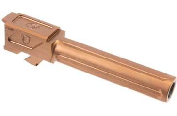 Image of Fortis Manufacturing Glock Match Grade Barrel, Glock 19X with Lone Rifling, 9mm Luger, 1-10, 416R Stainless, Copper Tich, FM-G19-CPPR