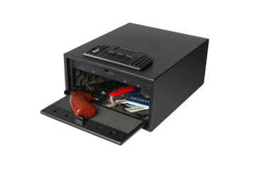 Image of Fortress Medium Quick Access Safe with Biometric Lock, Black Santex, Medium, 55B20