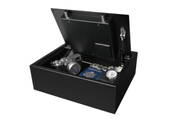 Image of Fortress Personal Drawer Safe with Biomertric Lock, Black Santex, Small, 44B10