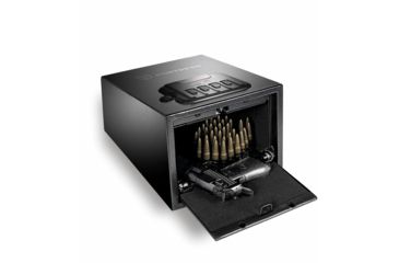 Image of Fortress Pistol Safe with RFID Lock, Black, Small, P2EAR
