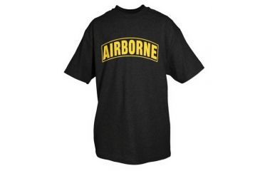 Image of Fox Outdoor Army One-Sided Imprinted T-Shirt, Airborne / Black, Large, 63-973 L