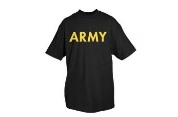 Image of Fox Outdoor Army One-Sided Imprinted T-Shirt, Army / Black, Large, 64-619 L