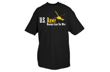 Image of Fox Outdoor Army One-Sided Imprinted T-Shirt, US Army- Rangers Lead The Way / Black, Large, 63-540 L