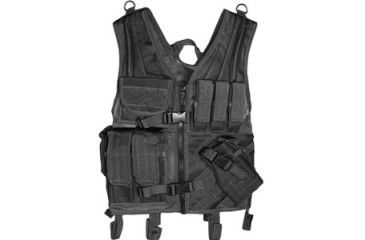 Image of Fox Outdoor Assault Cross Draw Vest, Black 099598652319