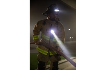 Image of Foxfury Lighting Breakthrough BTS 4 x AA LED Right Angle Flashlight, 400 Lumens, Black 380-BTS-BL