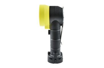 Image of Foxfury Lighting Breakthrough BTS 4 x AA LED Right Angle Flashlight, 400 Lumens, Black/Yellow 380-BTS-BY