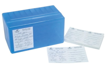 Image of Frankford Arsenal Pistol and Rifle Reloaders Labels, 100 Pack, Blue/White, 202364