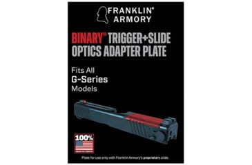 Image of Franklin Armory G-Series Optics Plates for Leupold Deltapoint, Black, 17-50203-BLK