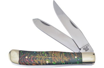 Image of Frost Trapper Steel Warrior Folding Knife, Multi-color glitter, Multi-color glitter resin handle, SW-108TR