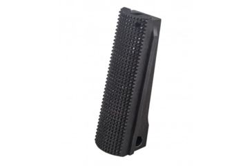Image of Fusion Firearms 1911 Mainspring Housing Alloy Gov Checkered, Black, 1911-MSH-27-19
