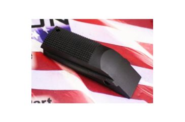 Image of Fusion Firearms 1911 Mainspring Housing Carry Cut Alloy Checkered, Black, 1911-MSH-27-33