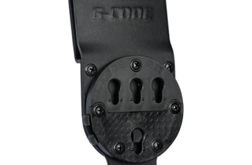 Image of G-Code GCA200 STATIC GRIP RTI Optimal Drop Cobra Buckle Pistol Platform, Black, GCA200-CB-BK