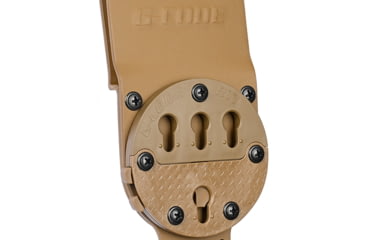 Image of G-Code GCA200 STATIC GRIP RTI Optimal Drop Cobra Buckle Pistol Platform, Tan, GCA200-CB-CB