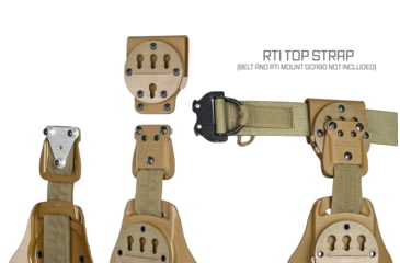 Image of G-Code MULE ISS Carry Platform w/ Plastic Buckle Leg Strap, Grey, GCA77-PB-GY