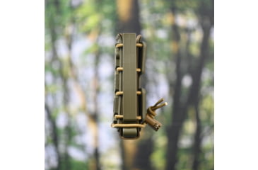 Image of G-Code Soft Shell Scorpion Pistol Magazine Carrier Pack of 2, Tall, P1/P2/P3 Molle and Belt Mounts, Ambidextrious, Tan On Tan, Tan Frame/Tan Shell, Tall, SS-P1-2PK-123-TNTN