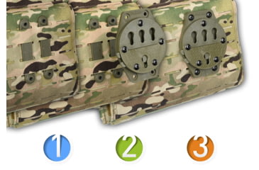 Image of G-Code RTI Battle Belt MOLLE Adapter, Black, GCA87-BK
