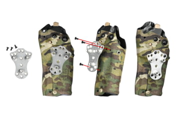 Image of G-Code Safariland RTI Hanger, Brushed Aluminum, GCA50-HWK-BR