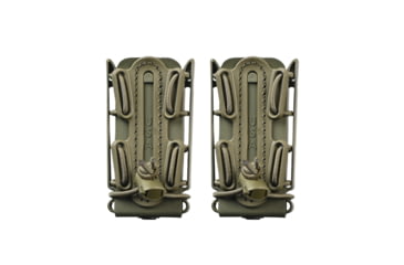 Image of G-Code Soft Shell Scorpion Double Pistol Magazine Carrier, Belt Slide, Ranger Green, SS-PD-BSL-RG