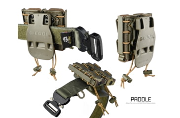 Image of G-Code Soft Shell Scorpion Double Pistol Magazine Carrier, Paddle, Tan, SS-PD-PDL-TN