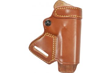 Image of Gould &amp; Goodrich Small of Back Concealment OWB Belt Holster, 1911-Style, 4.75-5in BBL, Right Hand, Chestnut Brown, 806-195