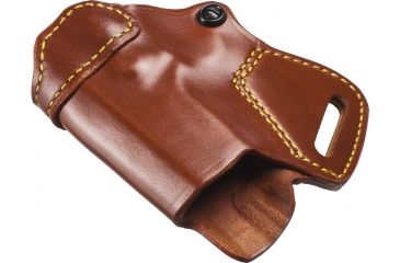 Image of Gould &amp; Goodrich Small of Back Concealment OWB Belt Holster, S&amp;W 39/59 &amp; Similar, Left Hand, Chestnut Brown, 806-400LH