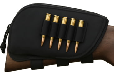Image of Galati Gear Buttstock Ammo Pouch w/Cheekrest, Black, One Size, GL500B