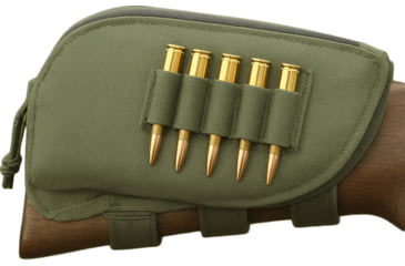Image of Galati Gear Buttstock Ammo Pouch w/Cheekrest, Green, One Size, GL500G
