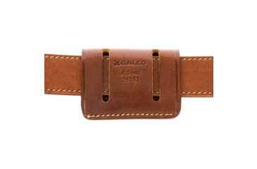 Image of Galco 2X2X2 Ammo Carrier 2.0, Caliber .44 Magnum / Special, Caliber .45 Colt, Charter Arms Bulldog Pug .44 2 1/2in, Colt .44 Saa 4 3/4in, Taurus Raging Hunter 8 3/8in W/Scope, Ambidextrous Hand, Tan, 2X2-44