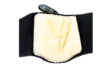 Image of Galco Ankle Lite Ankle Leather Holster - AL160B, Black, Charter Arms - Undercover 2 Inch, Right, Handed
