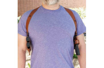 Image of Galco Autos Miami Classic II Shoulder Systems, Smith &amp; Wesson M&amp;P SHIELD .45, Right Hand, Tan, MCII826