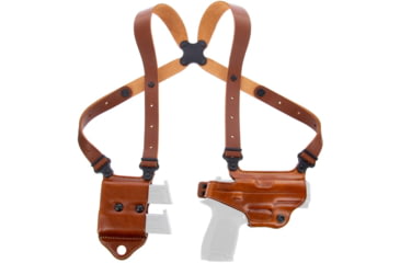 Image of Galco Autos Miami Classic II Shoulder Systems, Smith &amp; Wesson M&amp;P SHIELD .45, Right Hand, Tan, MCII826