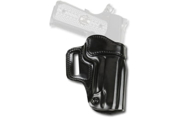 Image of Galco Avenger Belt Holster, COLT 4 1/4in 1911, COLT 4 1/4in 1911 w/wo red dot, KIMBER 4in 1911, KIMBER 4in 1911 w/wo red dot, Right Hand, Black, AV266RB