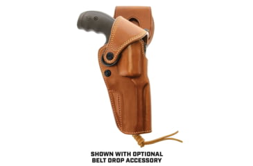 Image of Galco Big Iron Belt Holster, Colt Python 5in, Smith &amp; Wesson L Frame M686 Plus 5in, Right Hand, Tan, BI366