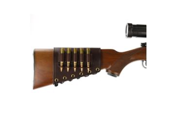 Image of Galco Butt Cuff - Right Hand, Dark Havana, .44 Magnum Revolver BC-34-DH