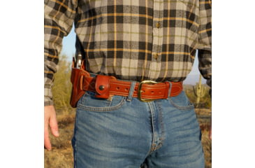 Image of Galco Cobra Speedloader Carrier, Ruger Redhawk 4in, Ruger Redhawk 4.2in, Ruger Redhawk 5 1/2In, Ambidextrous Hand, Tan, CSL-N