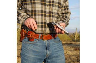 Image of Galco Cobra Speedloader Carrier, Ruger Redhawk 4in, Ruger Redhawk 4.2in, Ruger Redhawk 5 1/2In, Ambidextrous Hand, Tan, CSL-N