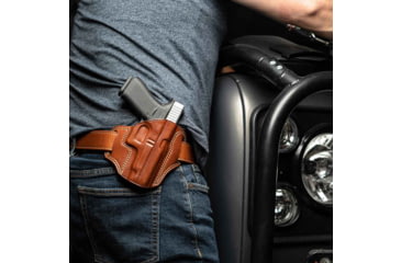 Image of Galco Combat Master Belt Holster, Springfield Xdm Elite 4.5In 9/10Mm, Right, Tan, CM880