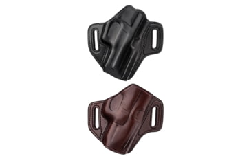 Image of Galco Concealable Right Handed Belt Holsters, Leather, Black, Havana