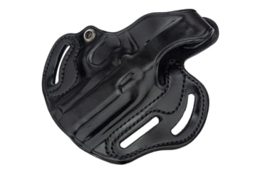 Image of Galco Cop 3 Slot Leather Holster - Left Hand - Black CTS161B