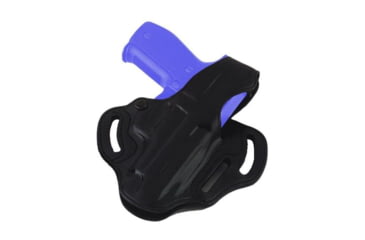 Image of Galco Cop 3 Slot Leather Holster - Left Hand - Black CTS161B